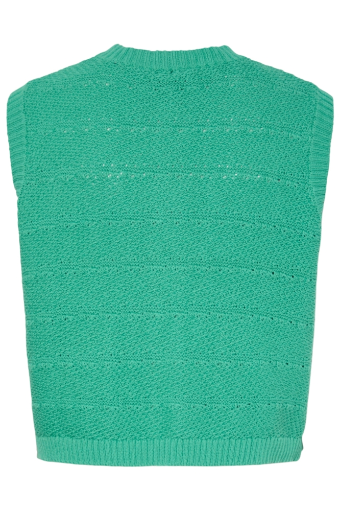 PCJENA SL O-NECK KNIT VEST BC 17159479 WINTER GREEN